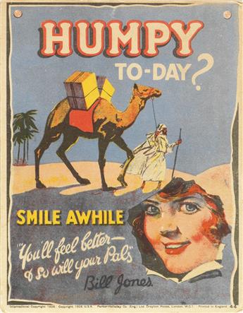 DESIGNER UNKNOWN. BILL JONES. Group of 47 cards in original box. 1928. Each 7x5 inches, 17x14 cm. Parker-Holladay Co., Ltd., London.